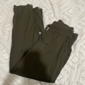 Lululemon Dance Studio Mid-Rise Crop Pant Olive Green Size 2